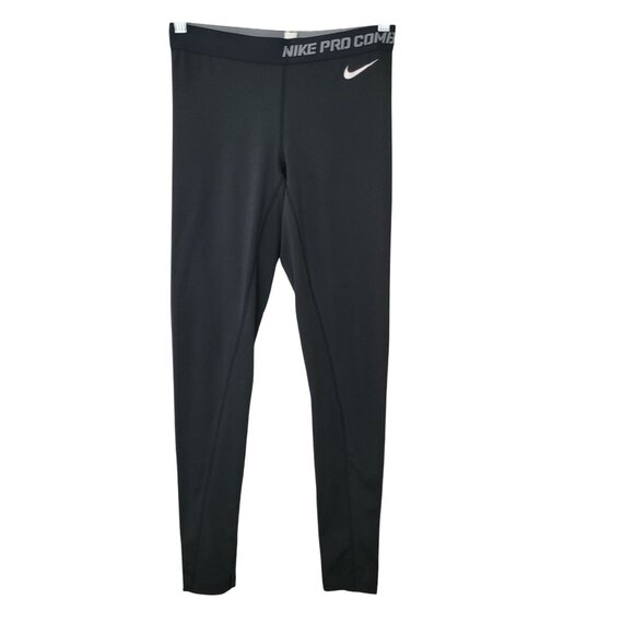Nike Pro Combat Dri-Fit Compression Pants Leggings Mens Size M Black - Picture 1 of 7